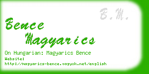 bence magyarics business card